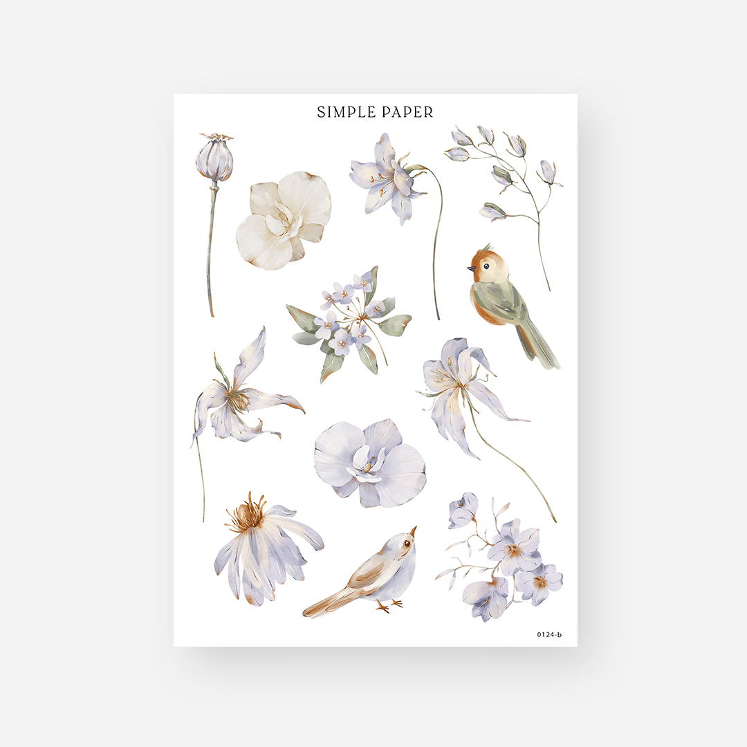 January - Sheet B - Simple Paper