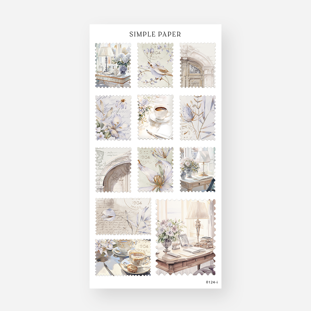 January - Sheet I - Simple Paper