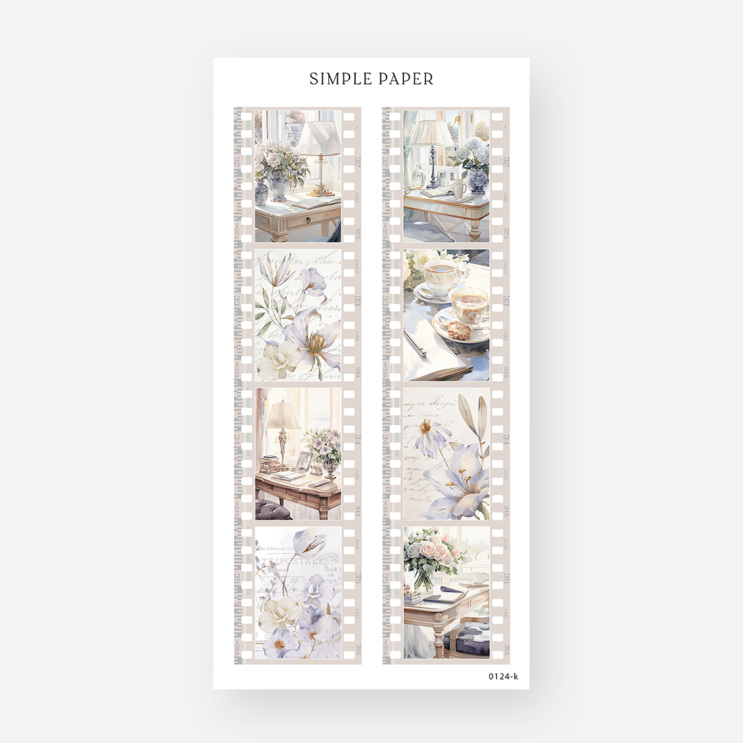 January - Sheet K - Simple Paper