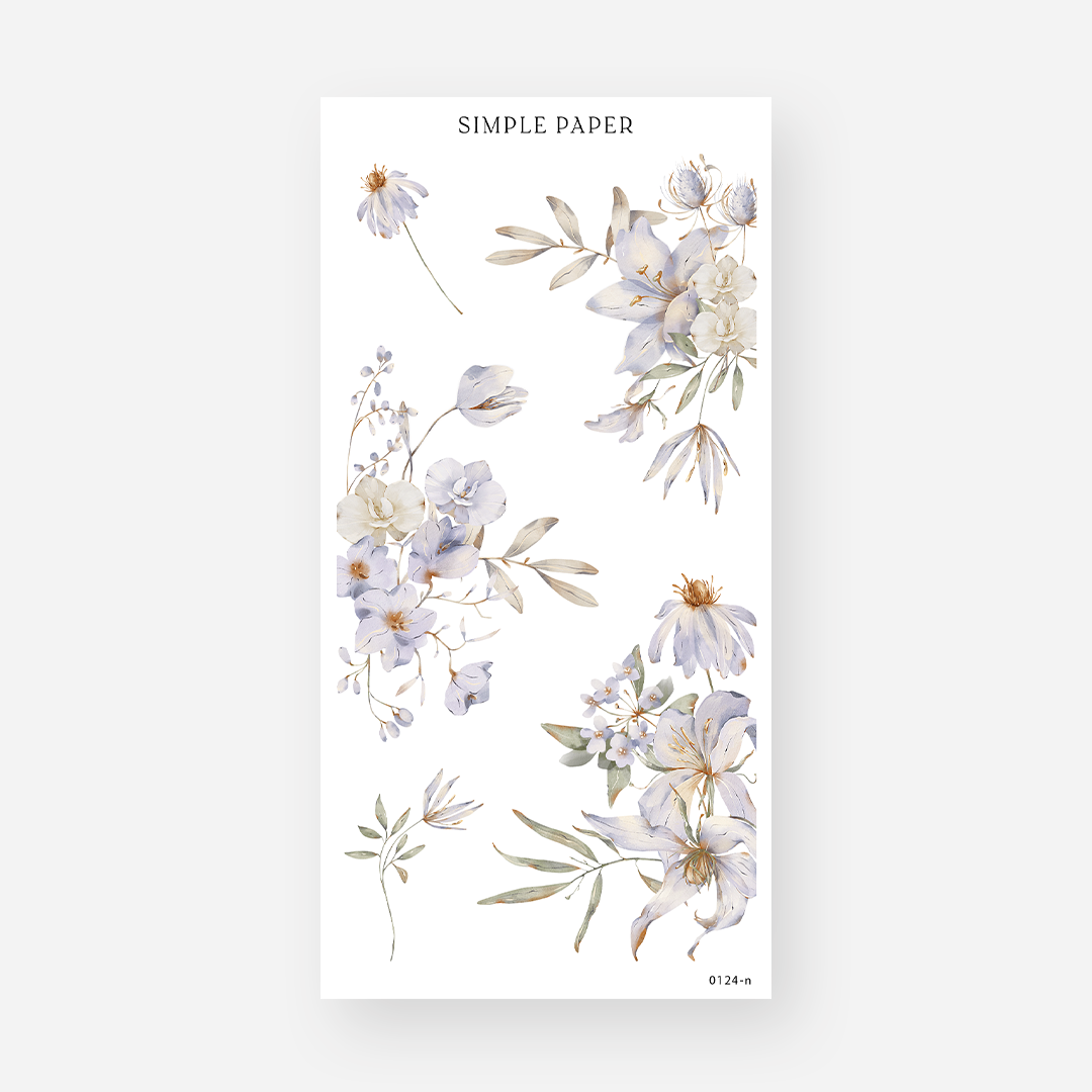 January - Sheet N - Simple Paper