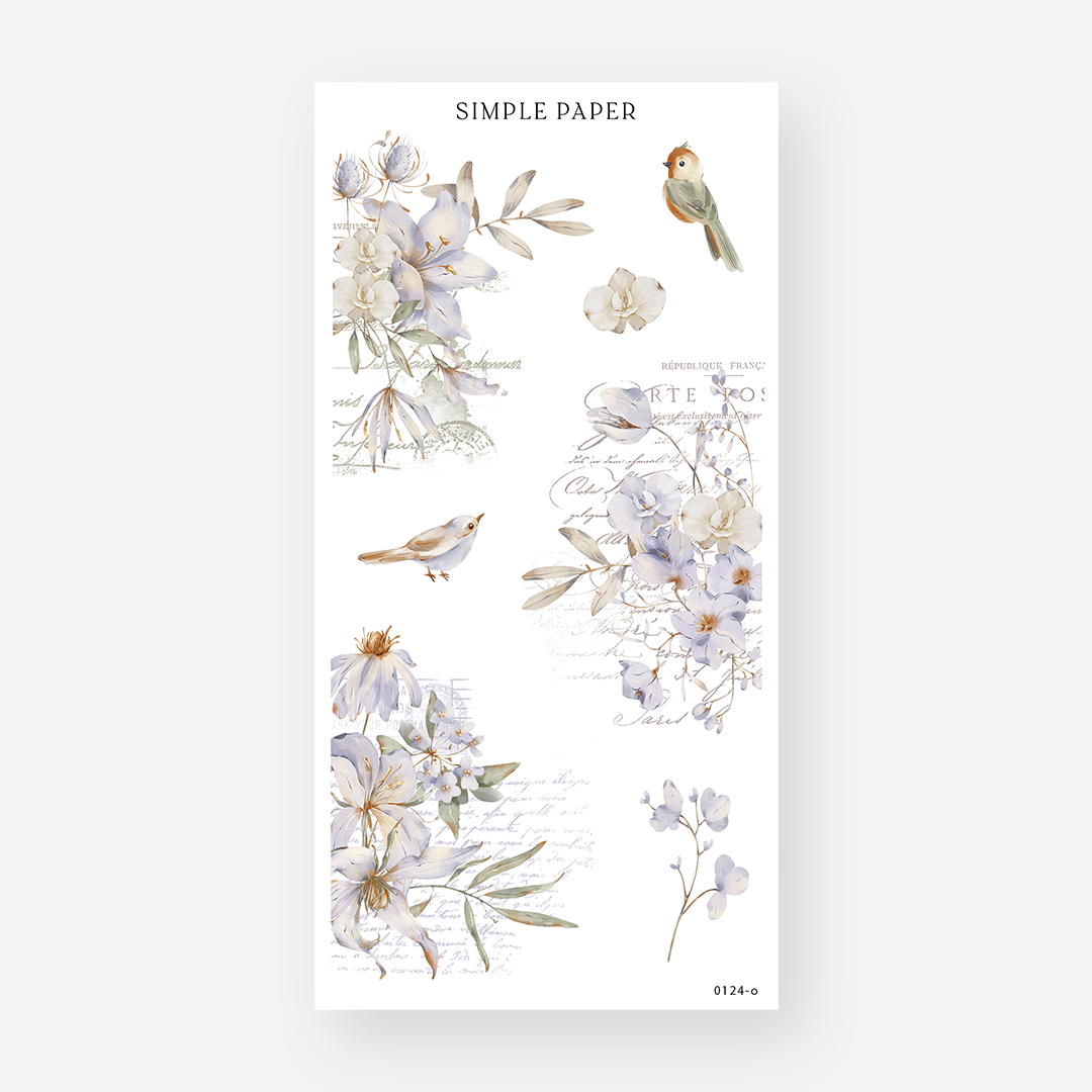 January - Sheet O - Simple Paper