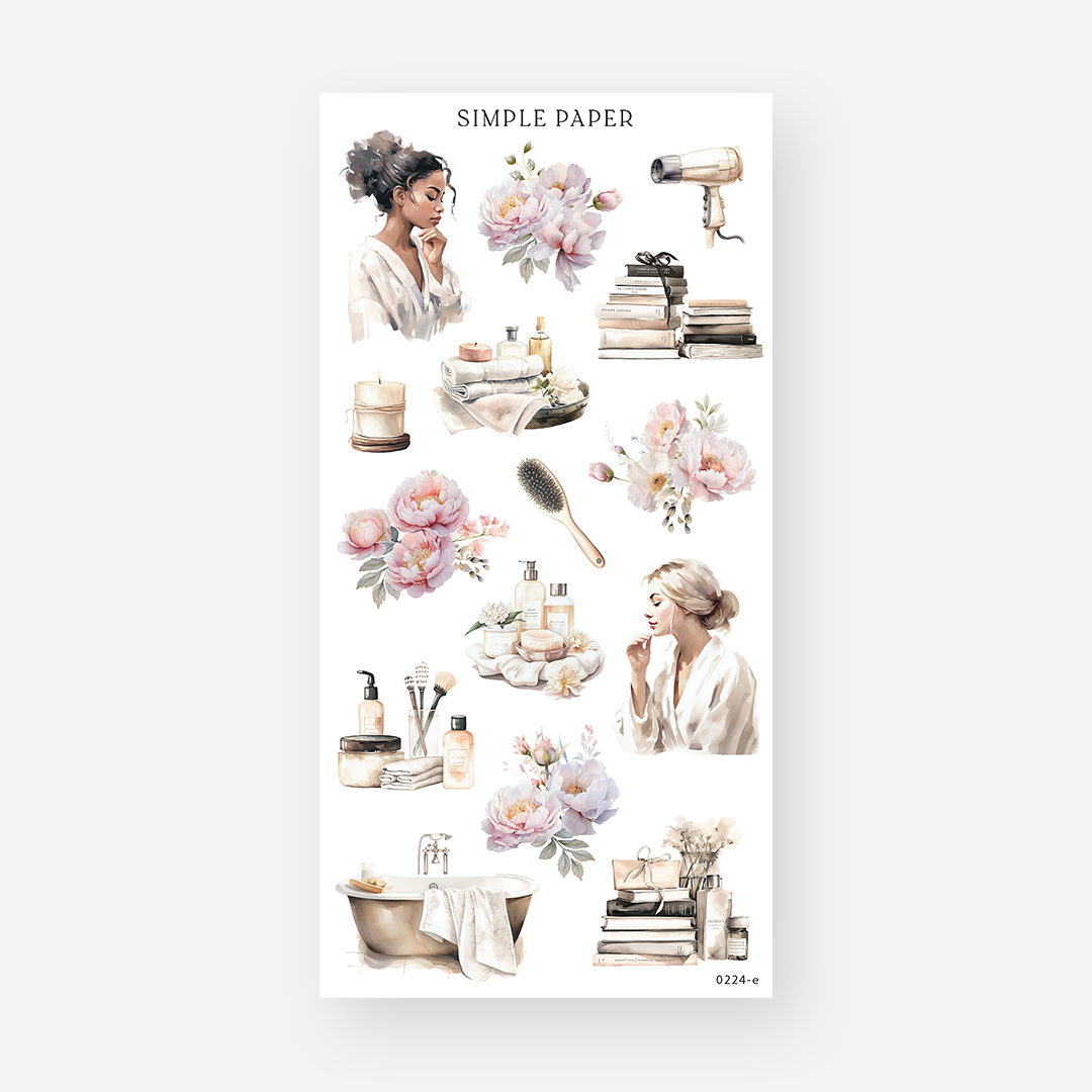 February - Sheet E - Simple Paper