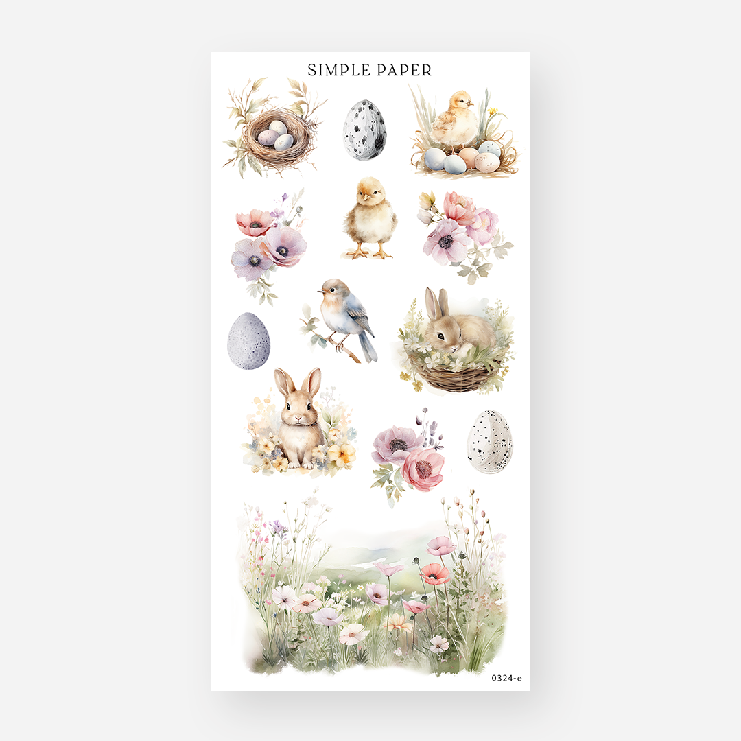 March - Sheet E - Simple Paper