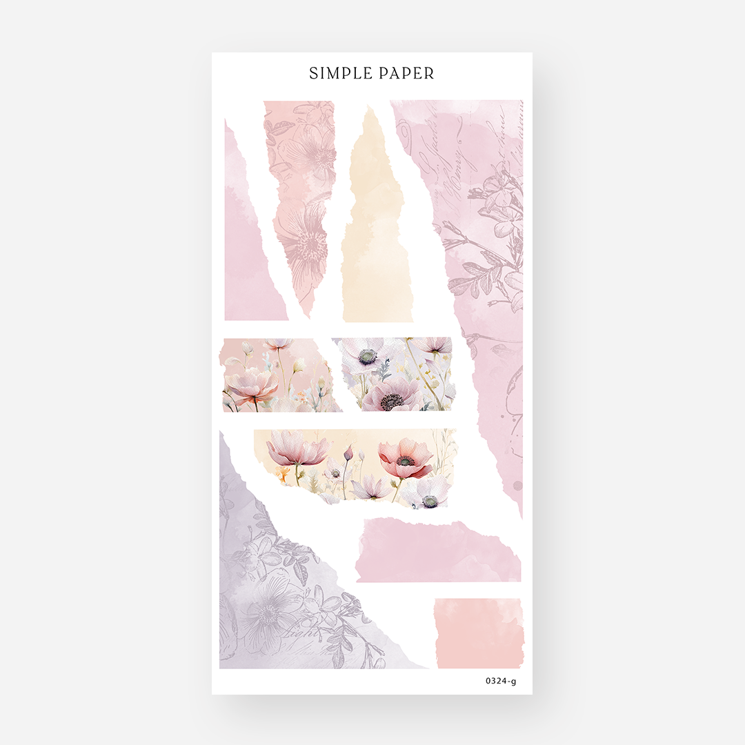 March - Sheet G - Simple Paper