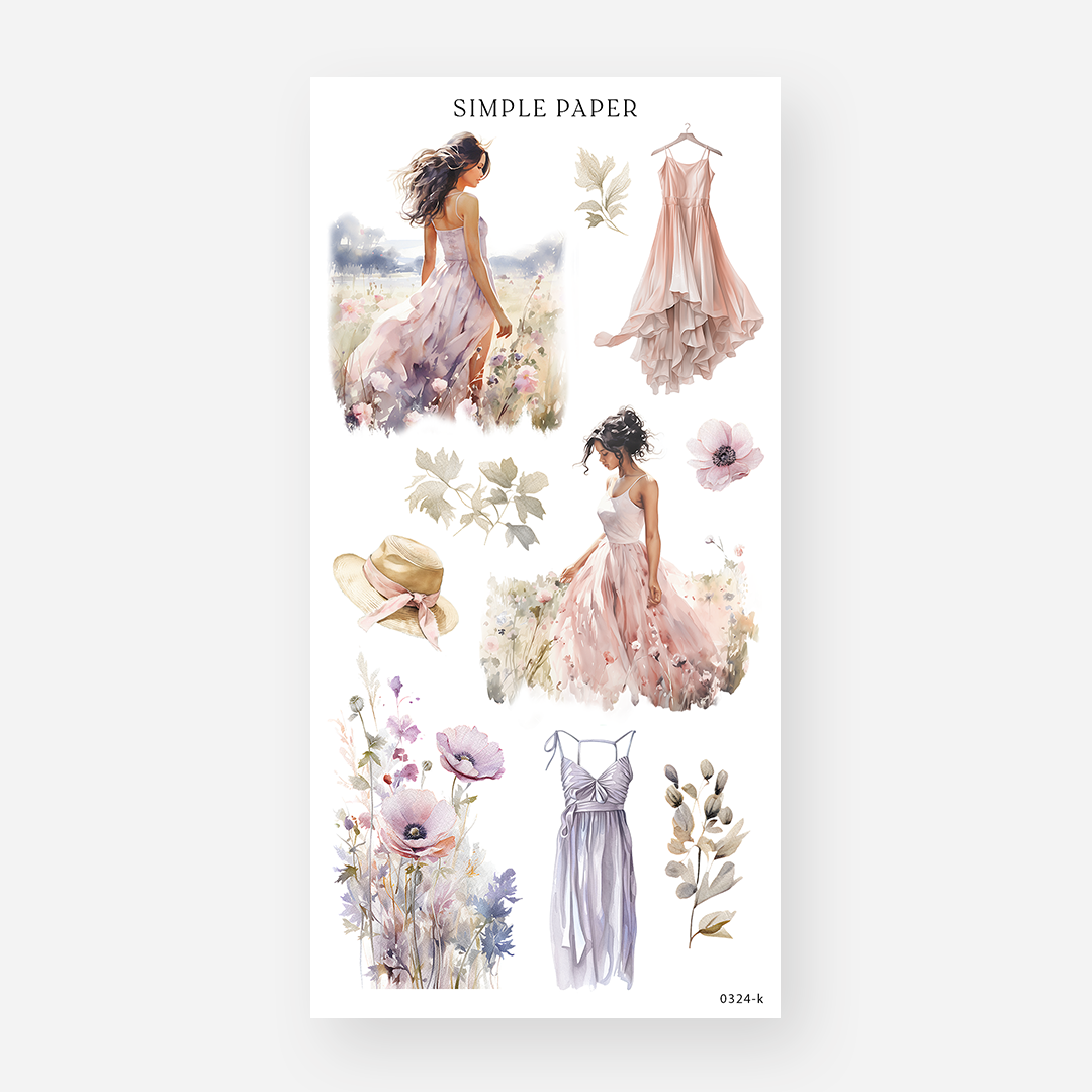 March - Sheet K - Simple Paper