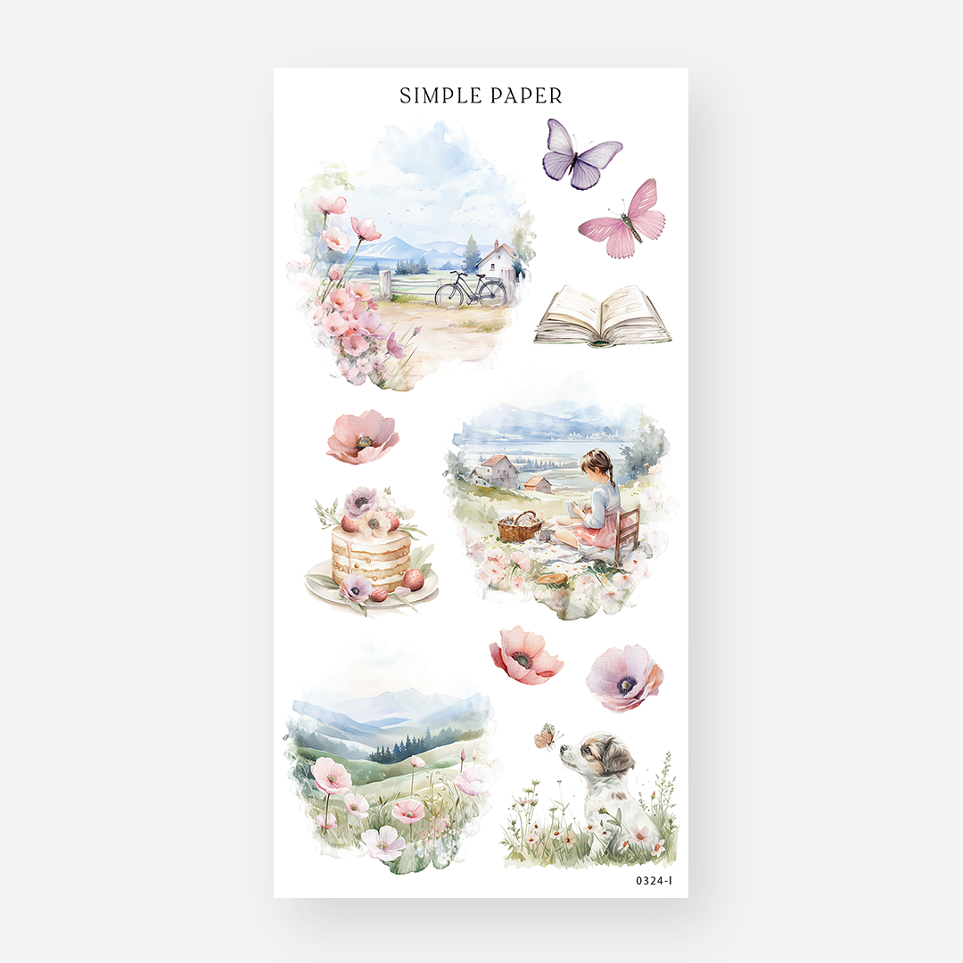 March - Sheet L - Simple Paper