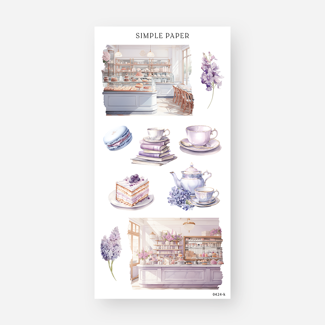 April - Sheet K - Simple Paper