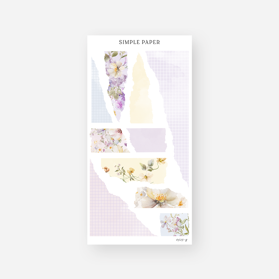 May - Sheet G - Simple Paper