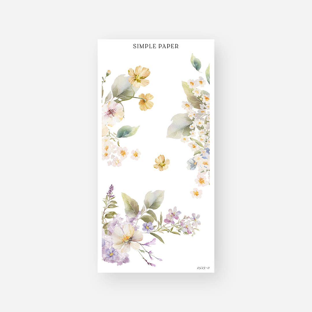 May - Sheet O - Simple Paper