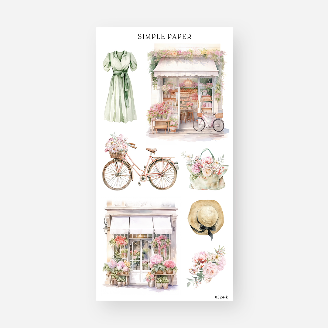 May - Sheet K - Simple Paper