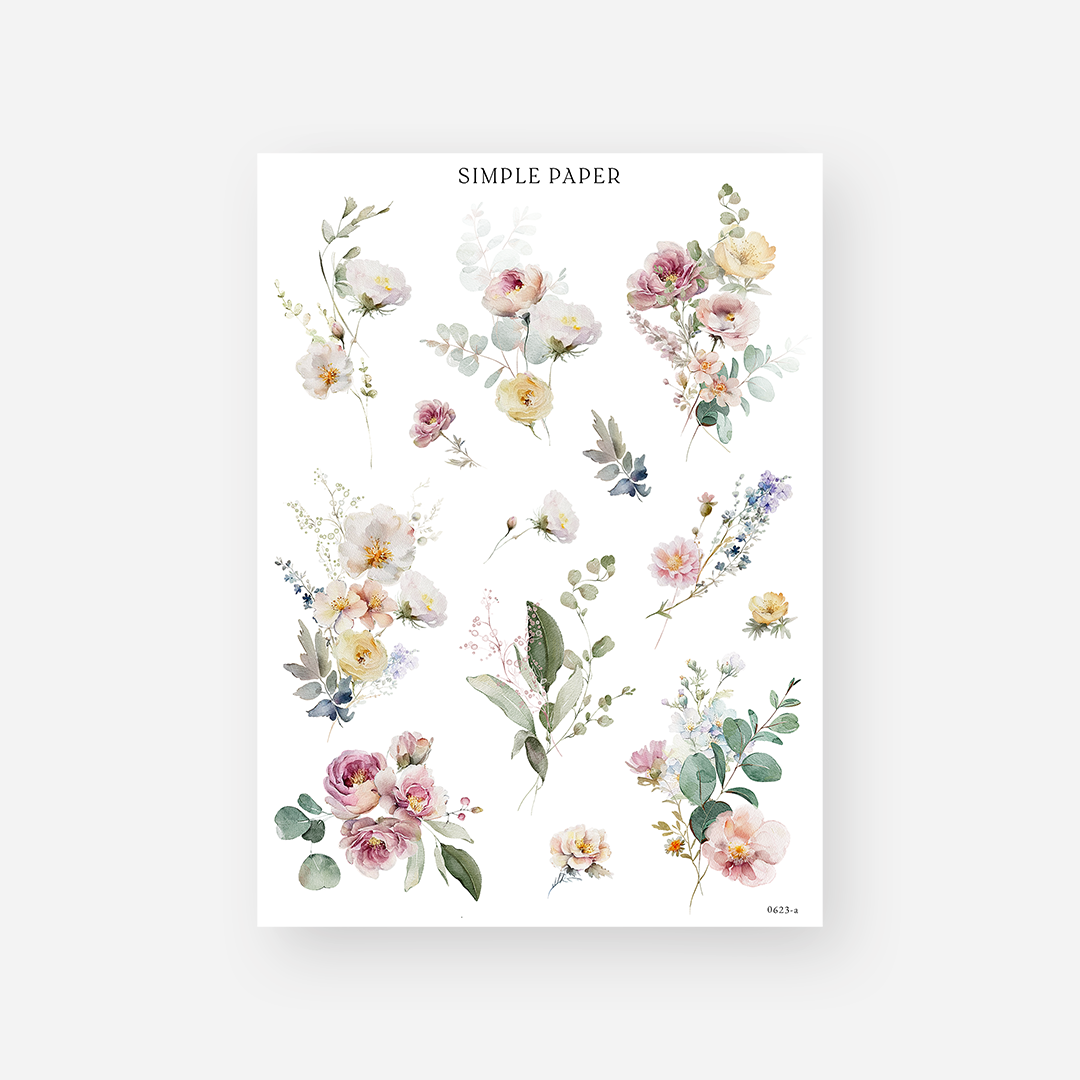 June - Sheet A - Simple Paper