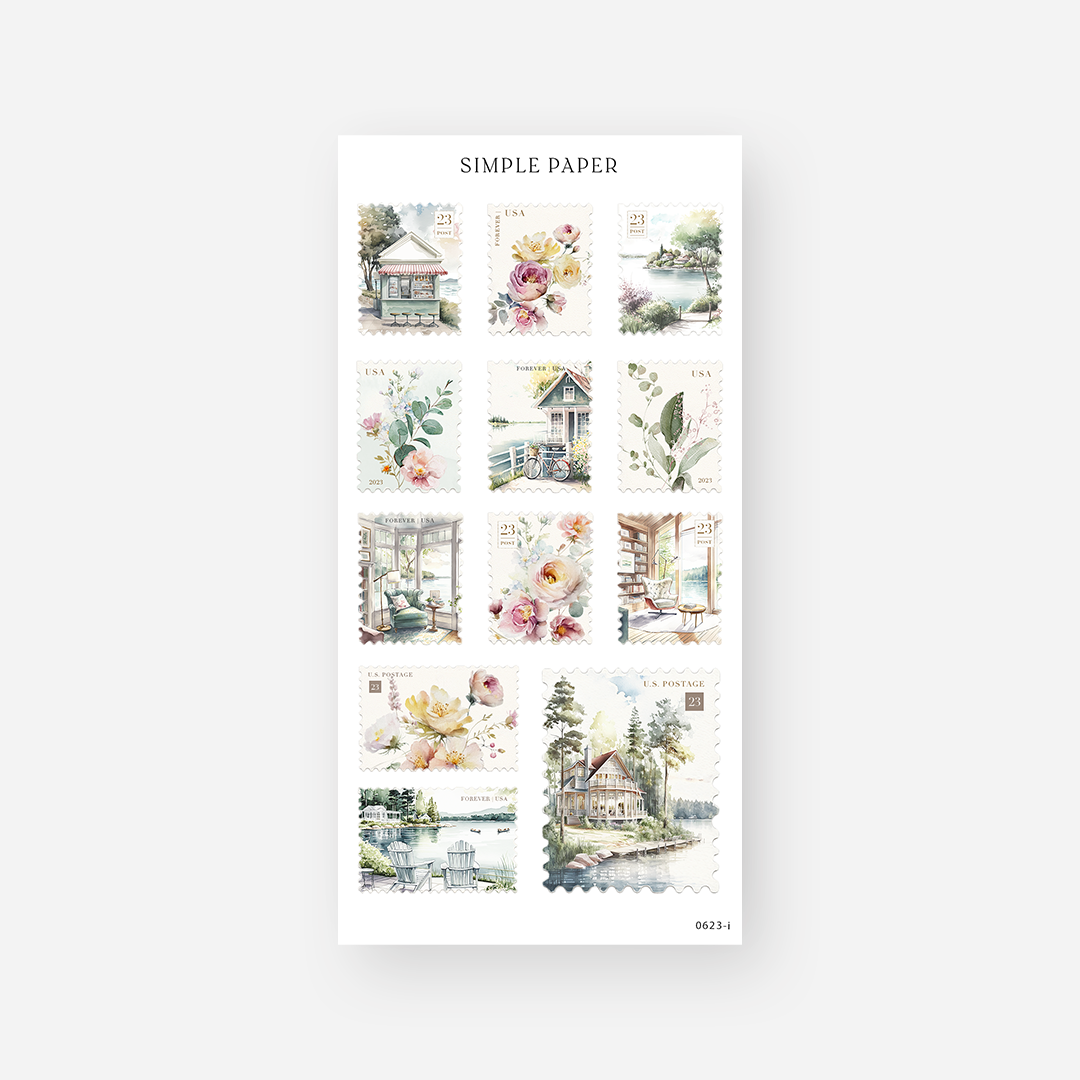 June - Sheet I - Simple Paper