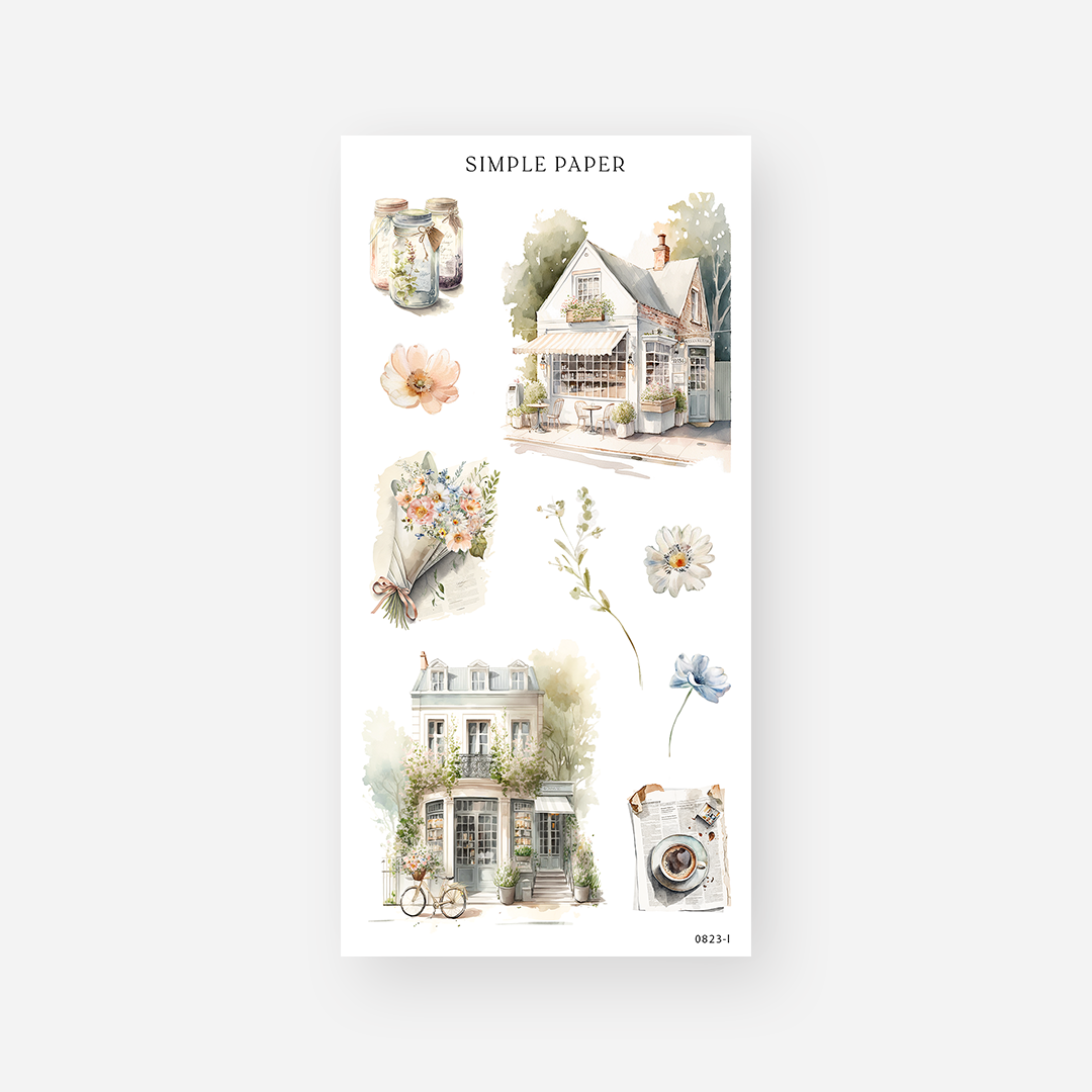 August - Sheet L - Simple Paper