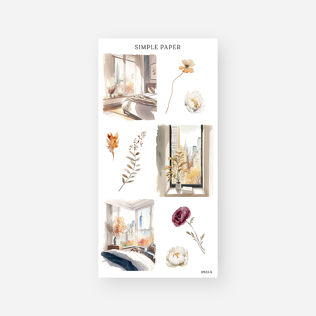 September '23 - Sheet K - Simple Paper