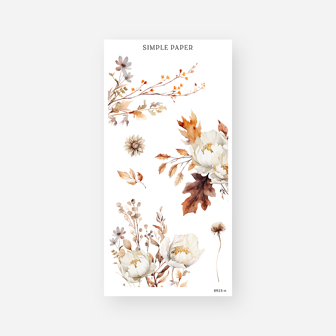 September '23 - Sheet N - Simple Paper