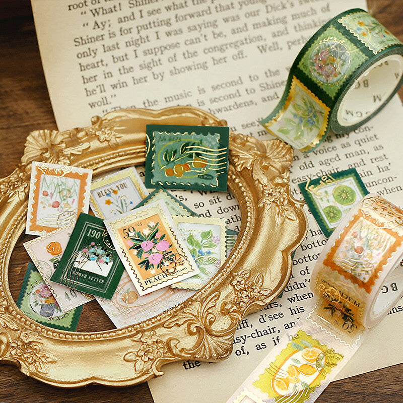 BGM Washi Tape | Post Office Green Plant - Simple Paper