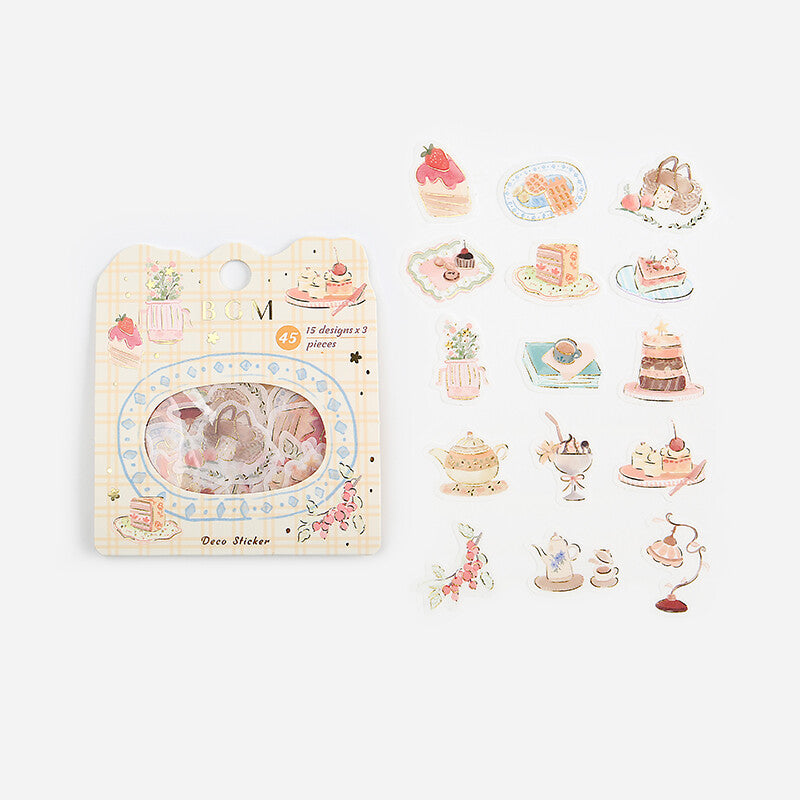 BGM Agenda Sticker Flake Stickers | Fresh Dessert - Simple Paper