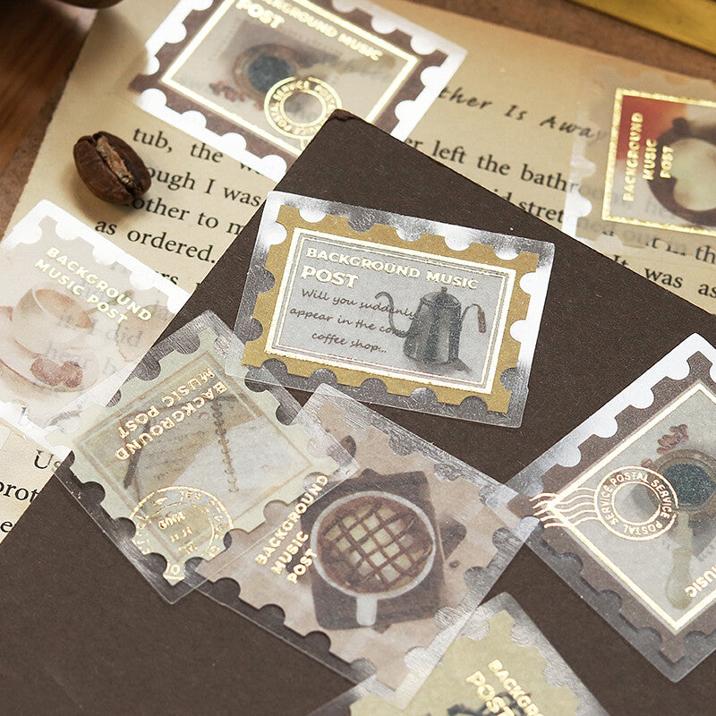 BGM Agenda Sticker Flake Stickers | Post Office Coffee - Simple Paper