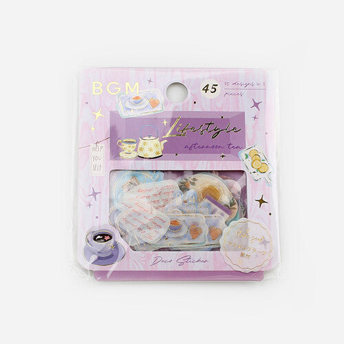 BGM Agenda Sticker Flake Stickers | Lifestyle | Afternoon Tea - Simple Paper