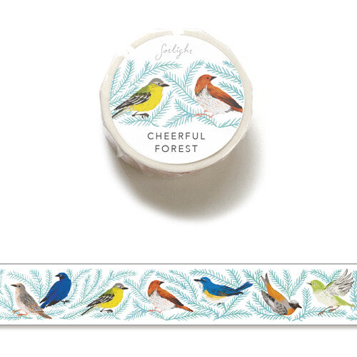 Sotlight Masking Tape Masking Tape | Cheerful Forest Bird - Simple Paper