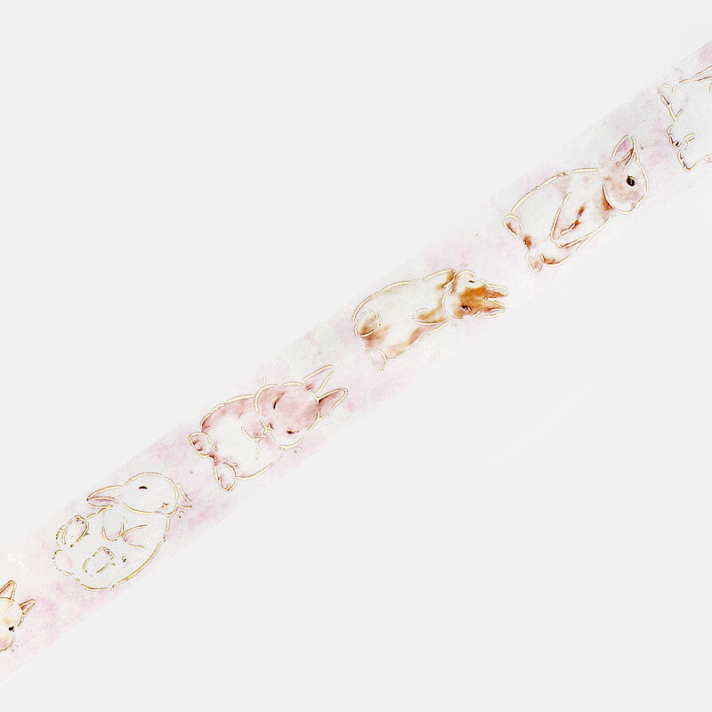 BGM Washi Tape | Life | Fluffy Rabbit - Simple Paper