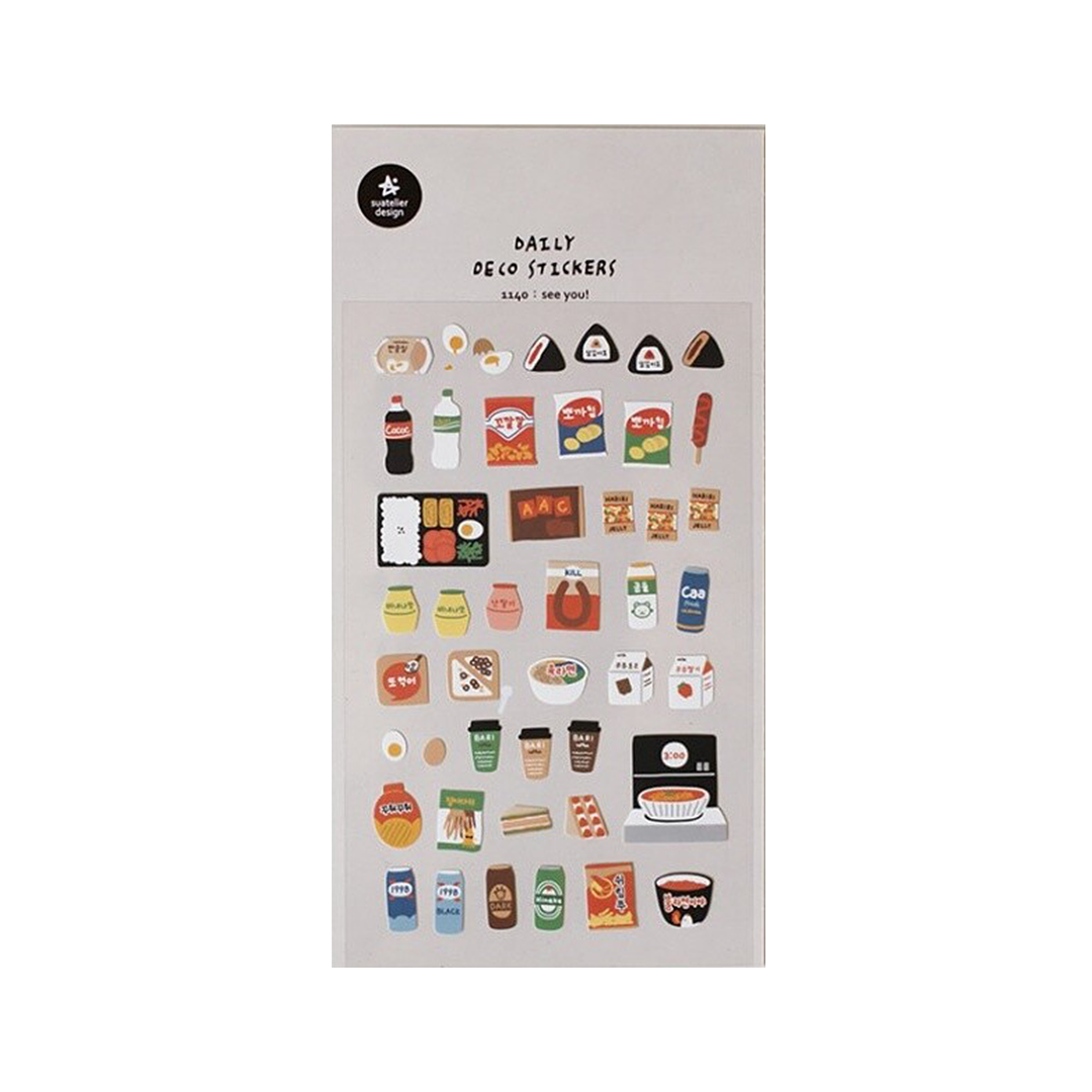Suatelier Stickers | No. 1140 | See You! - Simple Paper