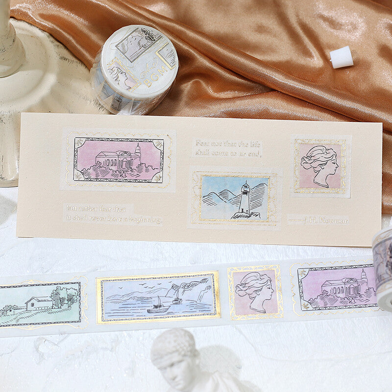 BGM Washi Tape |Art Tour| Drawings - Simple Paper