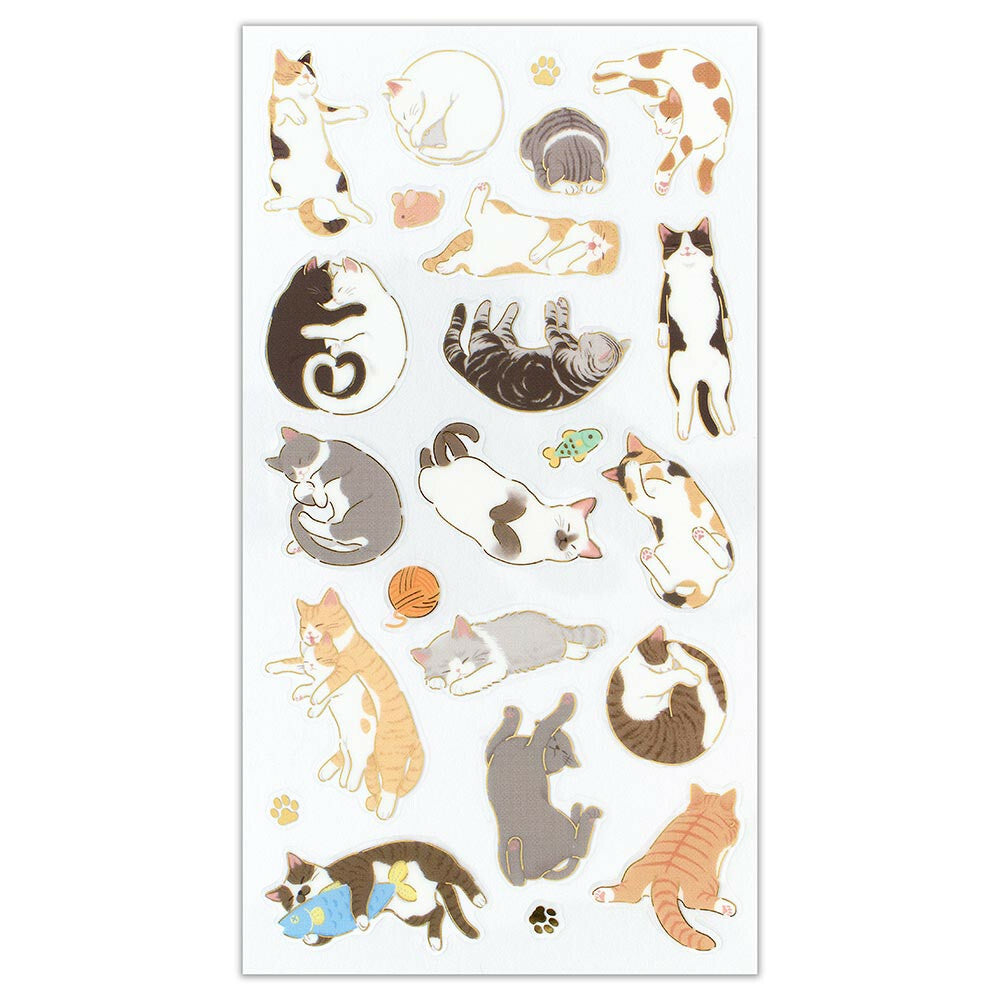 NB Co. Stickers | Sleeping Kitties - Simple Paper