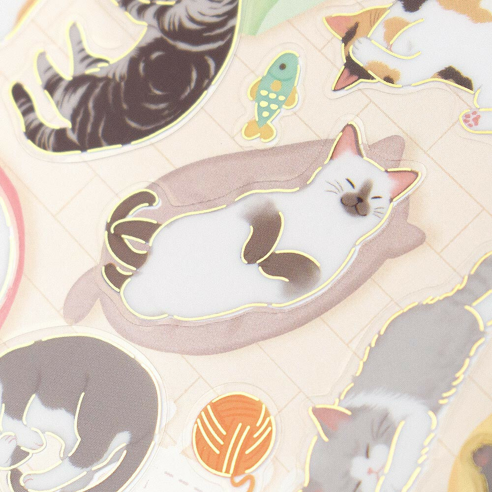 NB Co. Stickers | Sleeping Kitties - Simple Paper