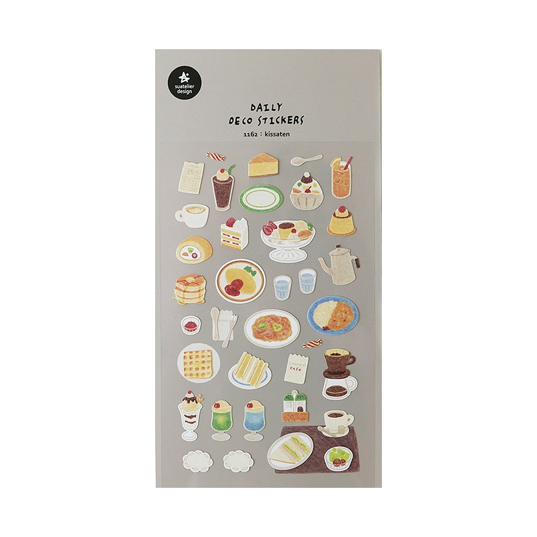 Suatelier Stickers | No. 1162 | Kissaten - Simple Paper