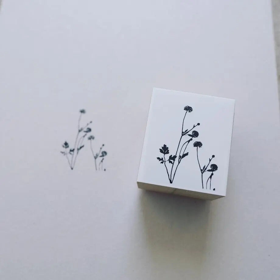 Yohaku Rubber Wood Stamp | S-041 - Simple Paper