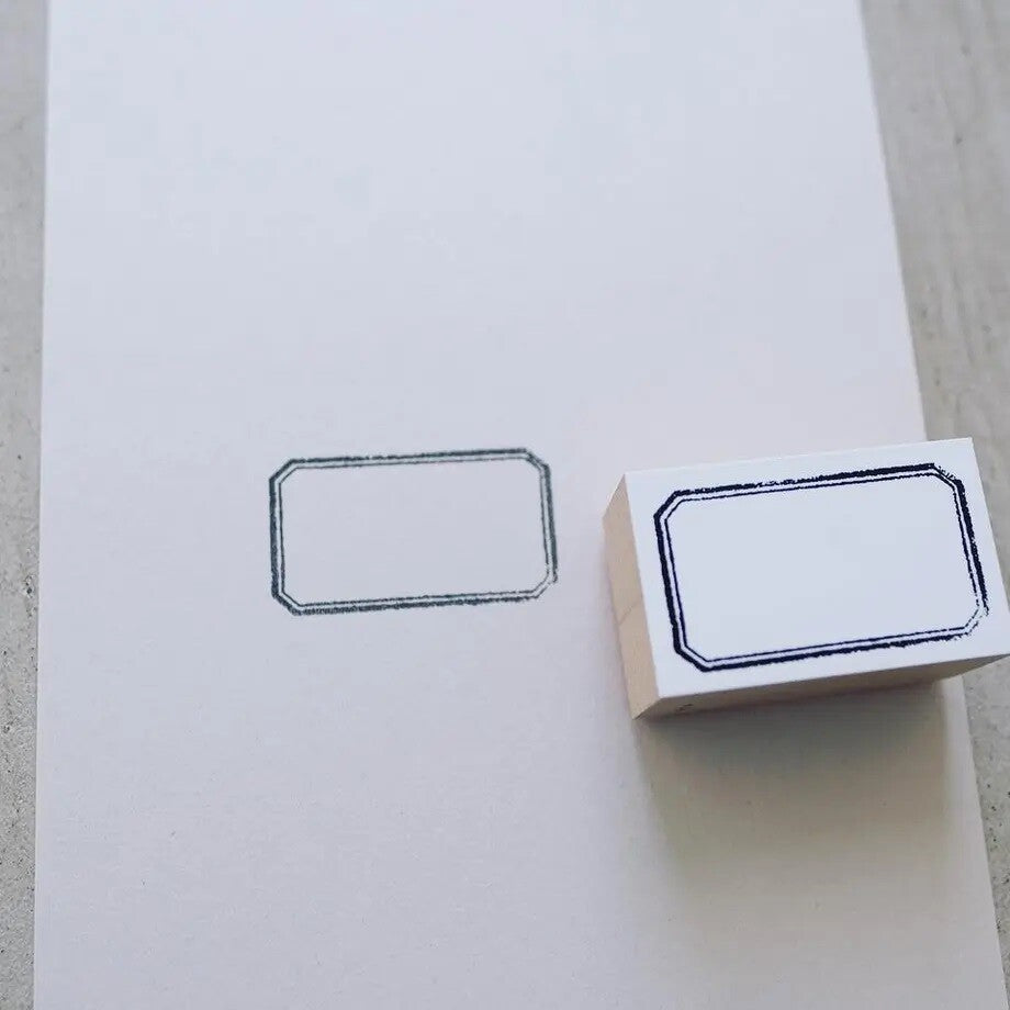 Yohaku Rubber Wood Stamp | S-048 - Simple Paper