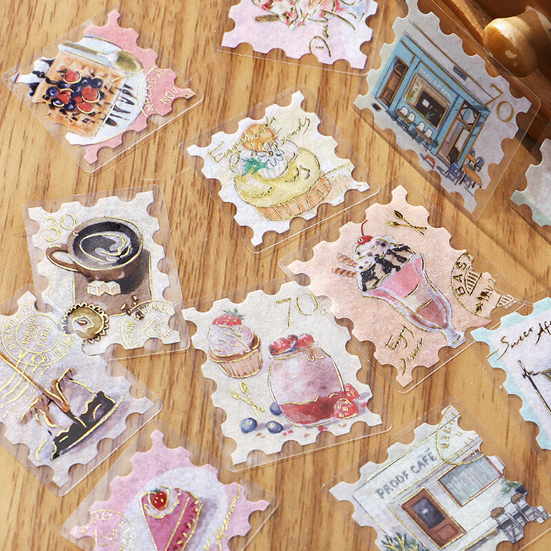 BGM Agenda Sticker Flake Stickers | Post Office | Coffee Day - Simple Paper