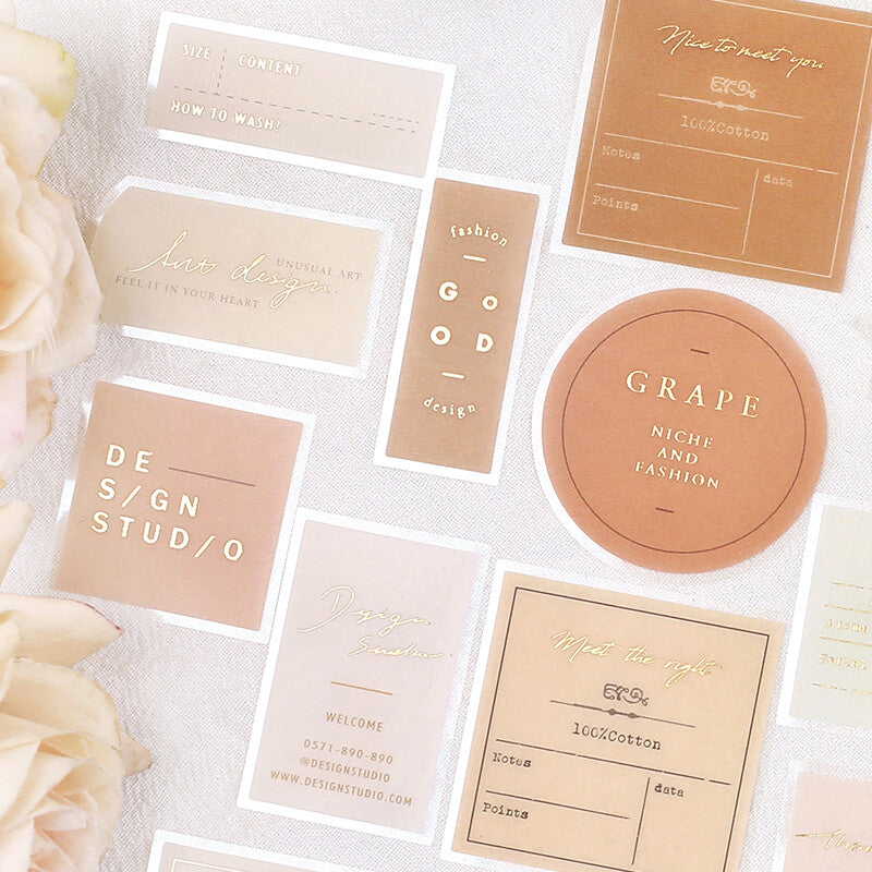 BGM Agenda Sticker Flake Stickers | Parfum | Cotton - Simple Paper