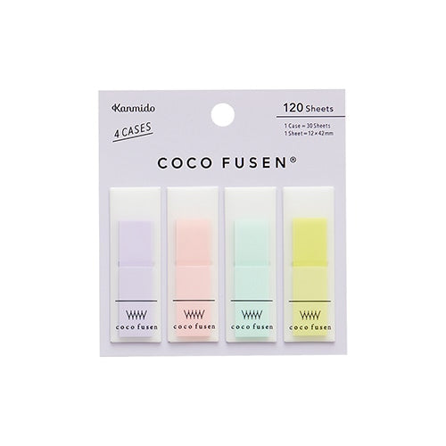 Kanmido Coco Fusen Sticky Notes | Medium | Sherbert - Simple Paper