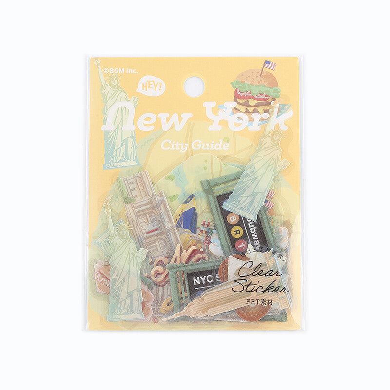 BGM Agenda Sticker Flake Stickers | City Guide | New York - Simple Paper