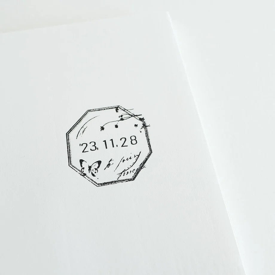 Yohaku Date Stamp | SD-003 - Simple Paper