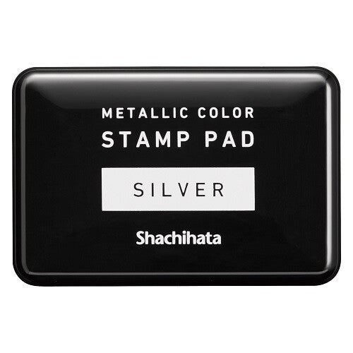 Shachihata Metallic Color Stamp Pad | Silver - Simple Paper