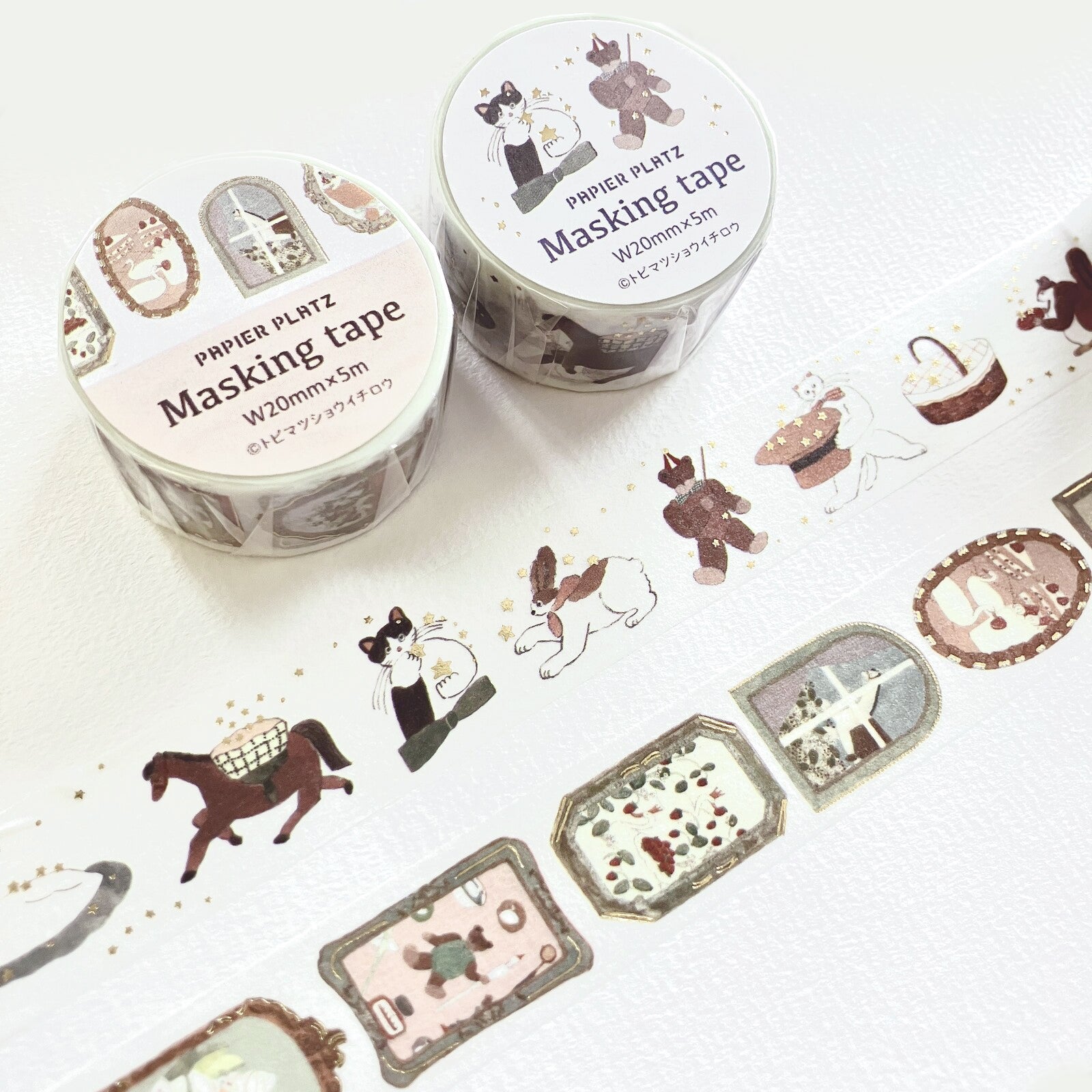 Papier Platz x Shoichiro Tobimatsu Washi Tape - Simple Paper