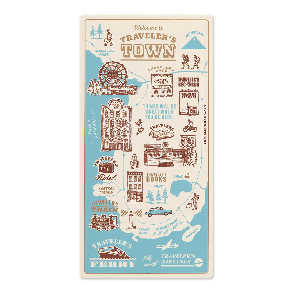 Traveler's Notebook Plastic Sheet 2024 | Regular - Simple Paper