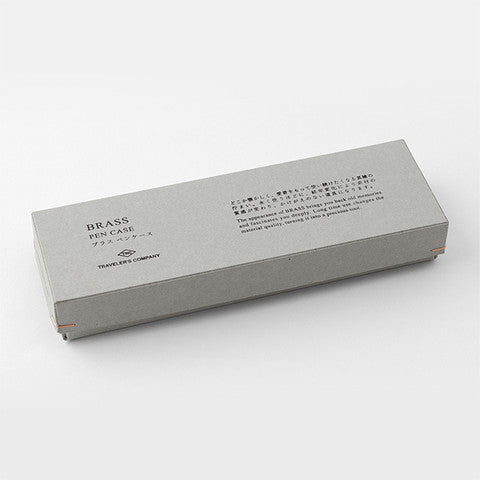 Traveler's Notebook Brass Pen Case - Simple Paper