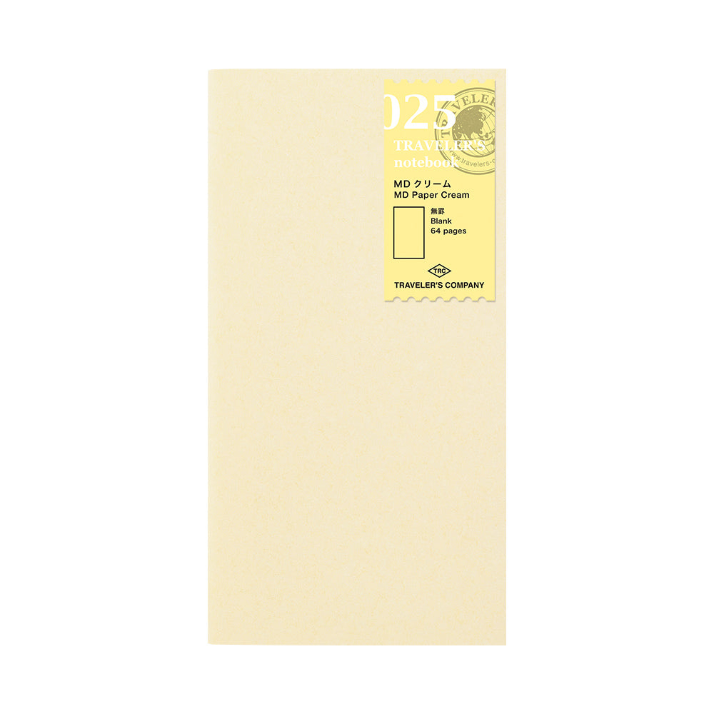 TN Regular Size Refill | MD Paper Cream | 025 - Simple Paper