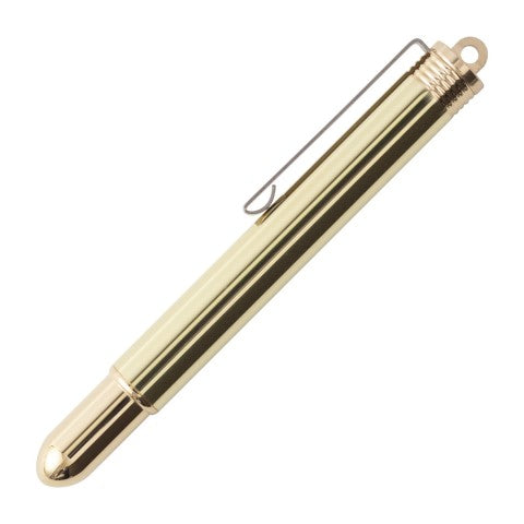 Traveler's Notebook Fountain Pen Solid Brass - Simple Paper
