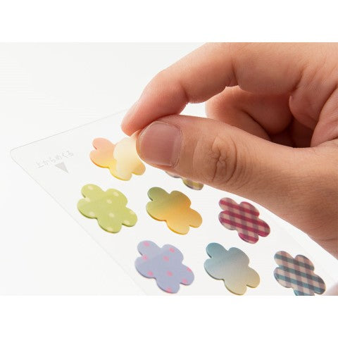 Midori Sticky Memo Film | Mini Flowers - Simple Paper