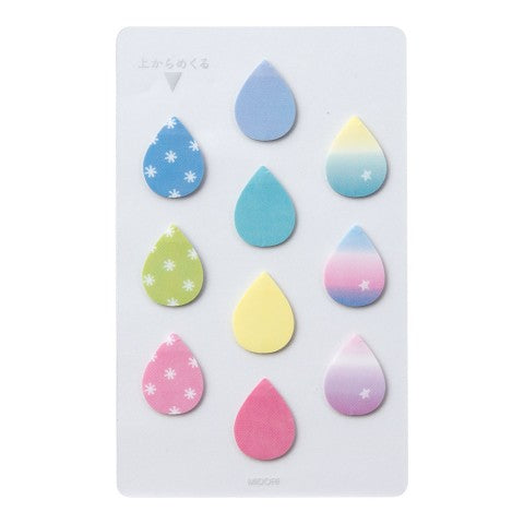 Midori Sticky Memo Film | Mini Drops - Simple Paper