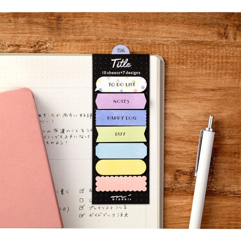 Midori Journal Sticky Notes | Title - Simple Paper