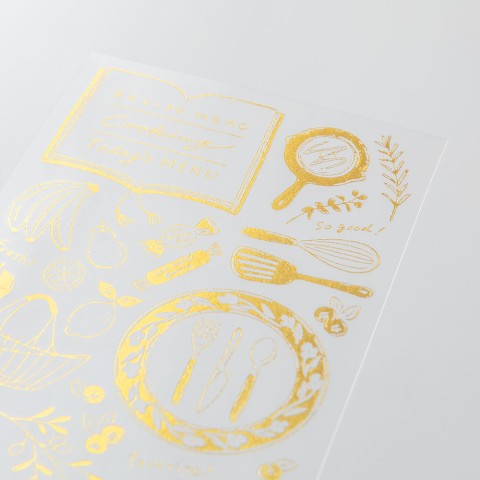 Midori Foiled Transfer Sticker | Kitchen - Simple Paper