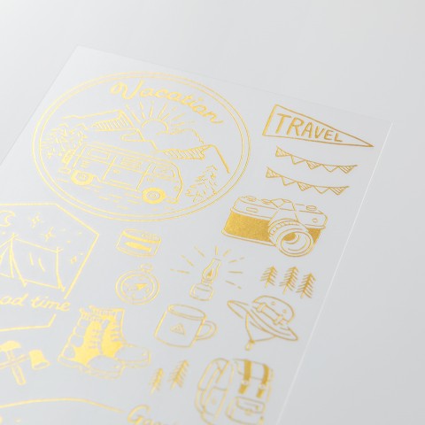 Midori Foiled Transfer Sticker | Outdoors - Simple Paper