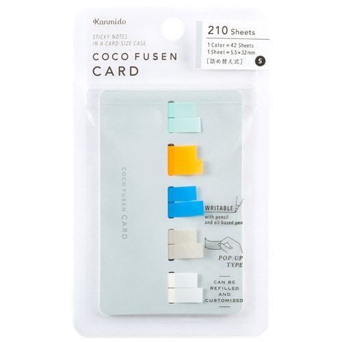 Kanmido Coco Fusen Card Sticky Notes Small | Nordic - Simple Paper