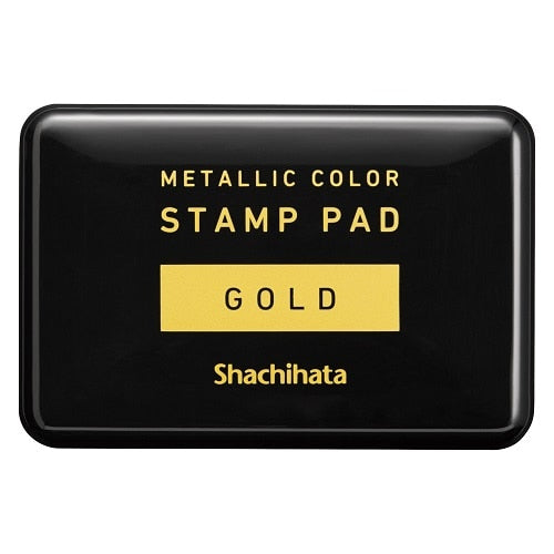 Shachihata Metallic Color Stamp Pad | Gold - Simple Paper